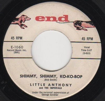 Little Anthony And The Imperials* : Shimmy, Shimmy, Ko-Ko-Bop (7", Single)