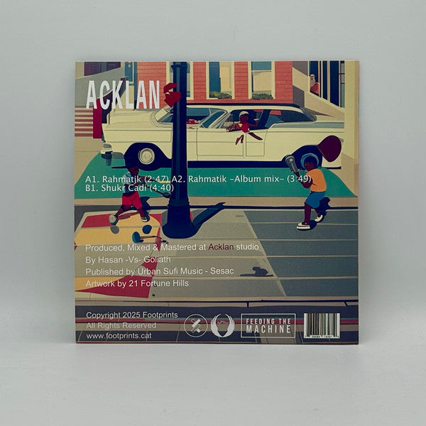 Acklan : Rahmatik (7", Single, Ltd, KUN)