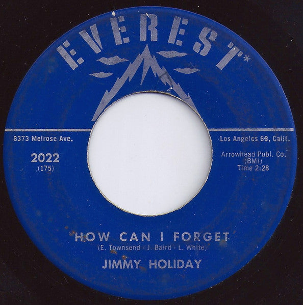Jimmy Holiday : How Can I Forget / Janet (7", Single)