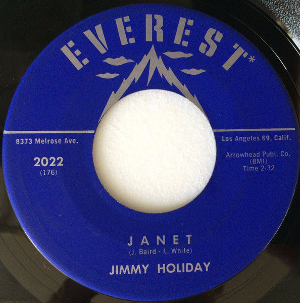 Jimmy Holiday : How Can I Forget / Janet (7", Single)