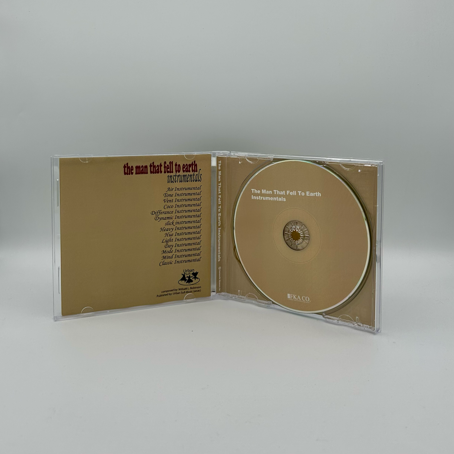 Autolect - The Man That Fell To Earth (Instrumentals) (CDr, Album, RE)
