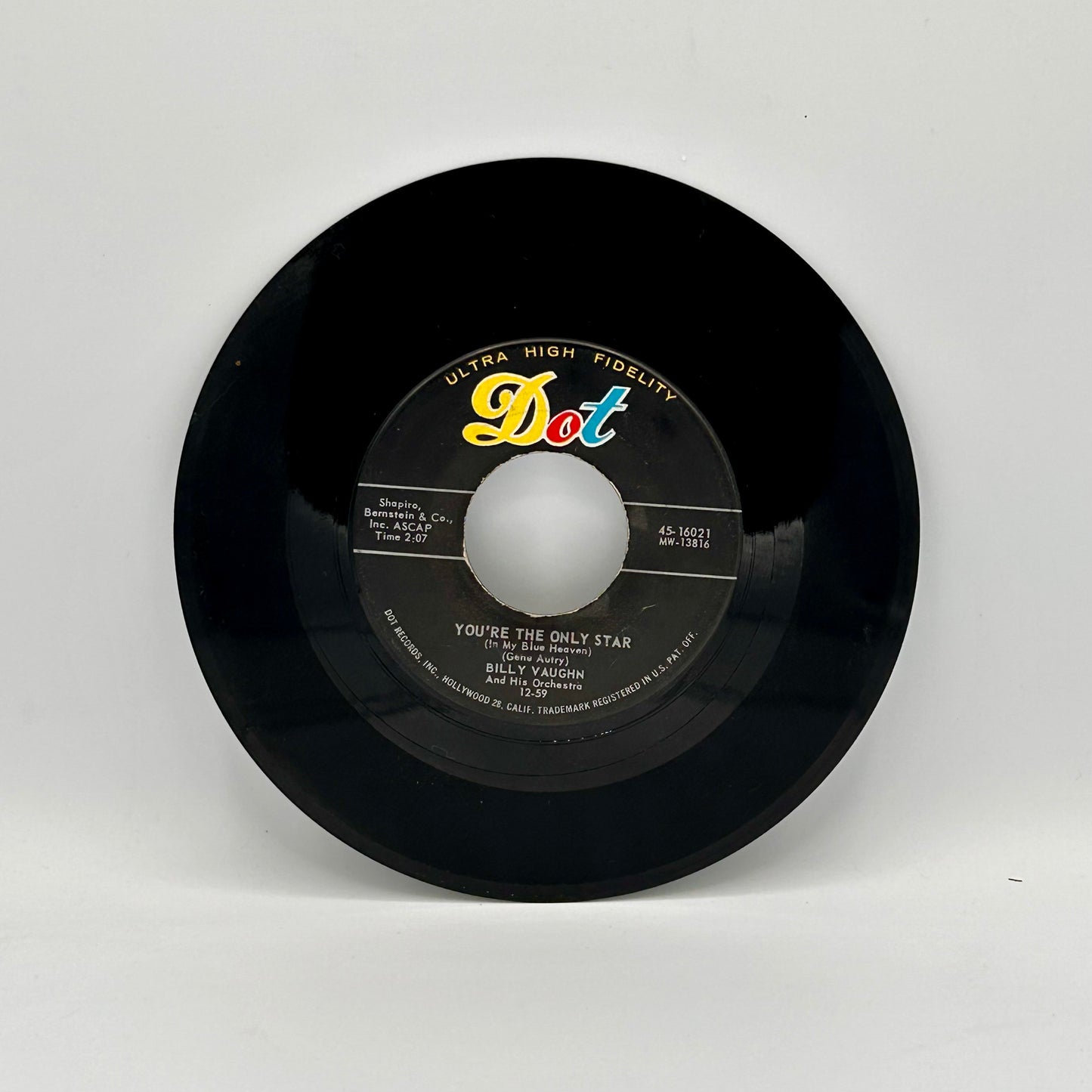 Billy Vaughn And His Orchestra - Chop Sticks / You're The Only Star (In My Blue Heaven) (7", Ind)