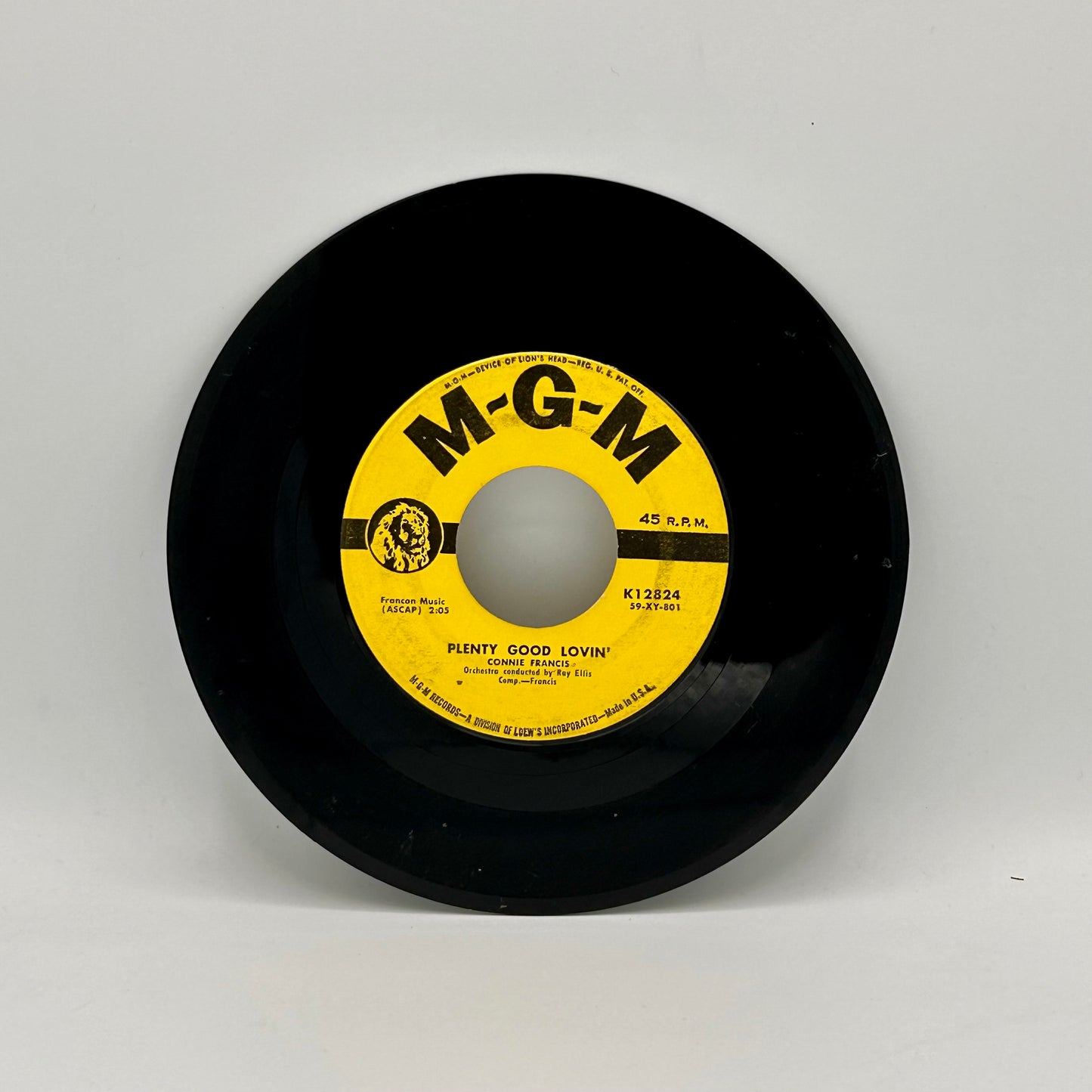 Connie Francis - You're Gonna Miss Me / Plenty Good Lovin' (7")
