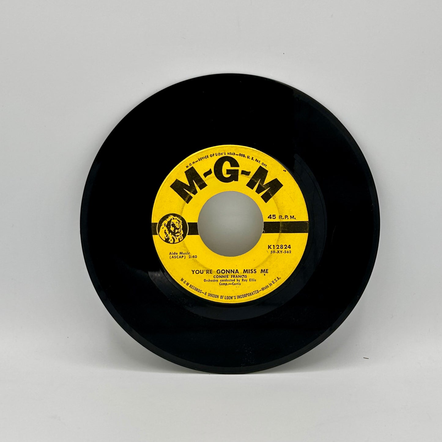Connie Francis - You're Gonna Miss Me / Plenty Good Lovin' (7")