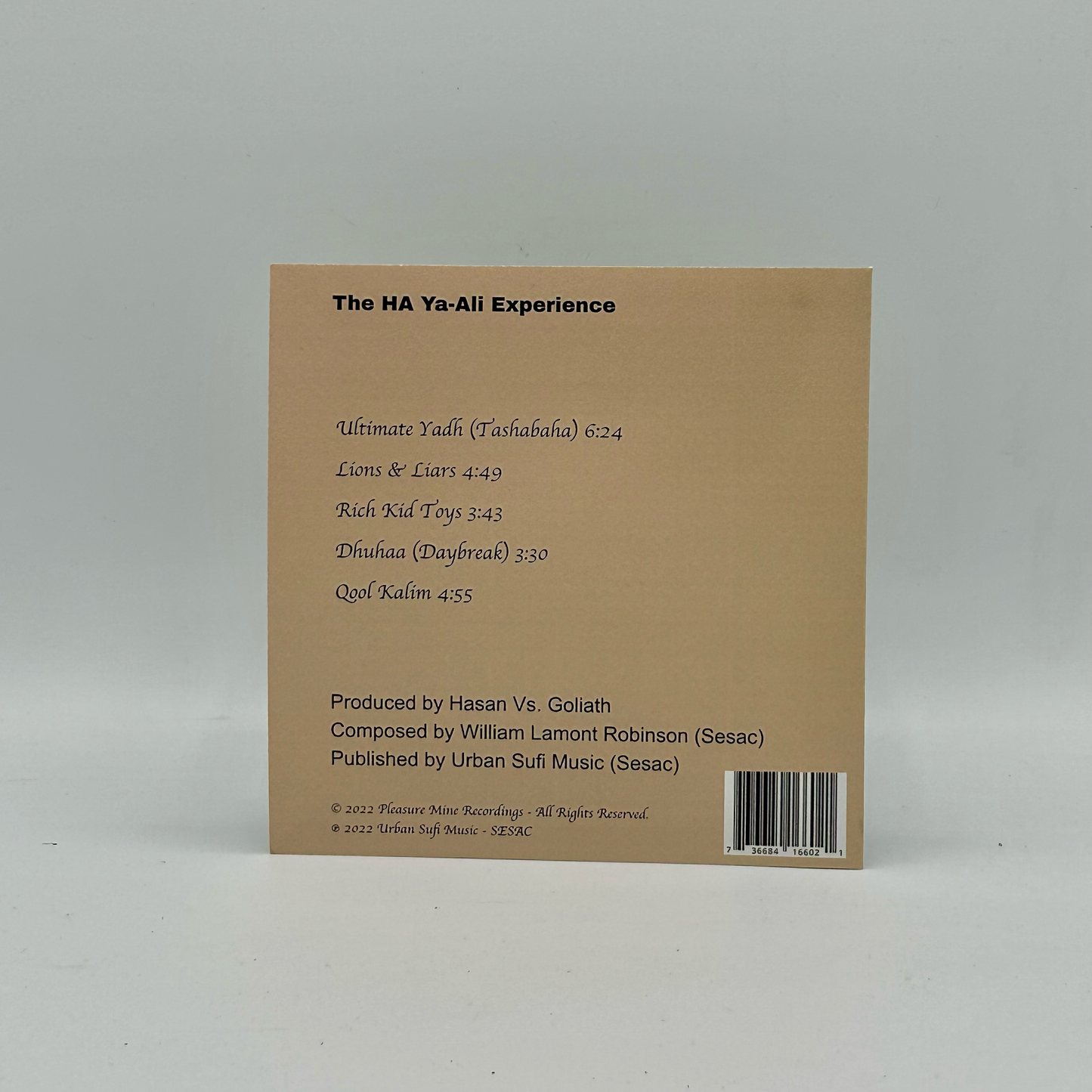 Ha Ya-Ali - Greatest Game (CD)